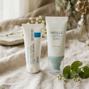 Cara Ampuh Mengatasi Bruntusan: Review Combo La Roche-Posay & Skin1004 Madagascar Centella